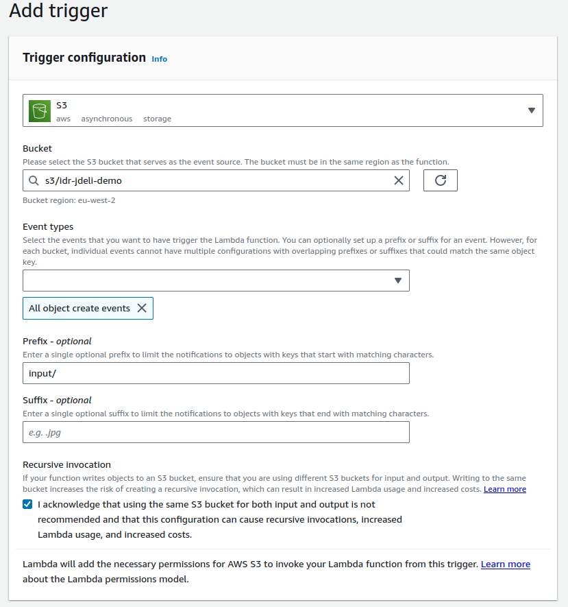 Lambda Trigger